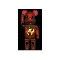 Bearbrick Maneki Neko Plum Gold Plating Luminous 400%