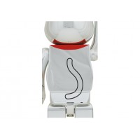 Bearbrick Maneki Neko Silver Plated Luminous 1000%