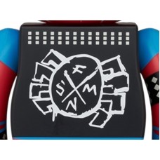 Bearbrick Marvel Spider-Man Across the Spiderverse Spider-Punk 100% & 400% Set