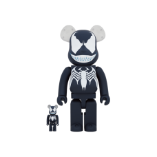 Набор фигурок (7см и 28см) Bearbrick Marvel Venom The Amazing Spider-Man 100% & 400% Set