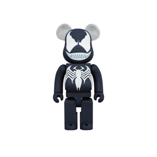 Оригинальная большая фигурка Bearbrick Marvel Venom The Amazing Spider-Man 1000% - 70см