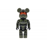 Фигурка (28см) Bearbrick Halo Master Chief 400% Green