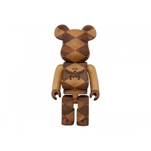 Фигурка оригинальная Bearbrick MCM x Karimoku 400% - 28см.