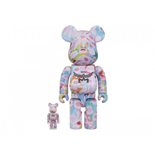 Фигурка оригинальная Bearbrick MCM x Ken Yashiki 400% - 28см.