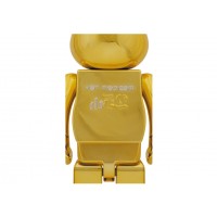 Bearbrick Medicom Toy 25th Anniversary 1000% Gold Chrome