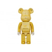 Bearbrick Medicom Toy 25th Anniversary 1000% Gold Chrome