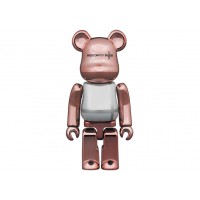 Bearbrick Medicom Toy Plus 100% & 400% Set Pink Gold Chrome Ver.