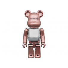 Bearbrick Medicom Toy Plus 100% & 400% Set Pink Gold Chrome Ver.