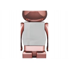 Bearbrick Medicom Toy Plus 100% & 400% Set Pink Gold Chrome Ver.