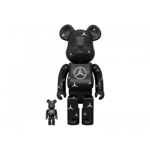 Набор из двух фигурок Bearbrick Mercedes-Benz 100% & 400% Set - 7см и 28см.