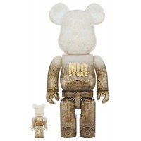 Набор фигурок (7см и 28см) Bearbrick MFC Store 5th Anniversary 100% & 400% Set