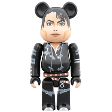 Bearbrick Michael Jackson "Bad" 100% & 400% Set Black