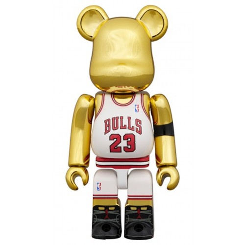 Оригинальный набор фигурок Bearbrick Michael Jordan 1991 World Champion 100% & 400% Set - 7см и 28см