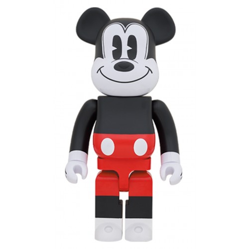 Оригинальная большая фигурка Bearbrick Mickey Mouse 2020 1000% R&W Ver. - 70см