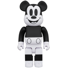 Большая фигурка (70см) Bearbrick Mickey Mouse 2020 1000% B&W Ver.
