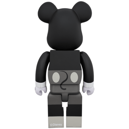 Оригинальная фигурка Bearbrick Mickey Mouse (B&W Ver.) 400% Black - 28см