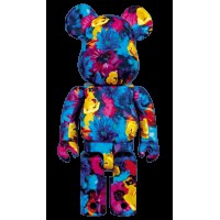 Bearbrick Mika Ninagawa Anemone 100% & 400% Set Blue