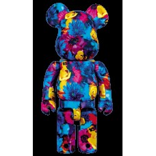 Bearbrick Mika Ninagawa Anemone 100% & 400% Set Blue