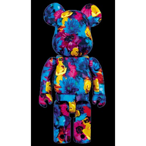 Набор из двух фигурок Bearbrick Mika Ninagawa Anemone 100% & 400% Set Blue - 7см и 28см. Набор из двух фигурок Bearbrick Mika Ninagawa Anemone 100% & 400% Set Blue - 7см и 28см.