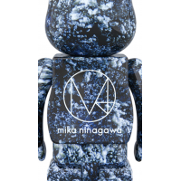 Bearbrick Mika Ninagawa Yosakura 100% & 400% Set Black/Blue