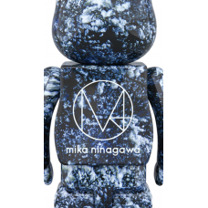 Bearbrick Mika Ninagawa Yosakura 100% & 400% Set Black/Blue