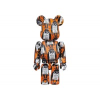Bearbrick Monkey Sign 100% & 400% Set Orange