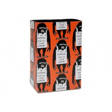 Bearbrick Monkey Sign 100% & 400% Set Orange