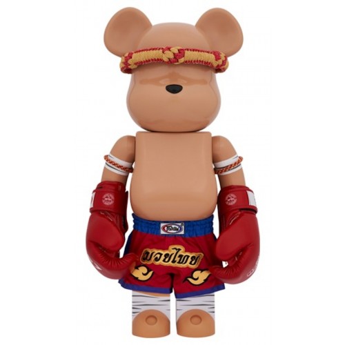 Оригинальная большая фигурка Bearbrick Muay Thai 1000% Red - 70см