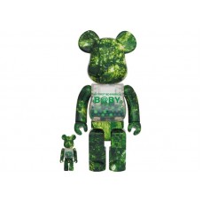 Набор фигурок (7см и 28см) Bearbrick My First Baby 100% & 400% Set Forest Green