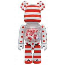 Bearbrick My First Baby 100% & 400% Set Red & Silver Chrome Ver.