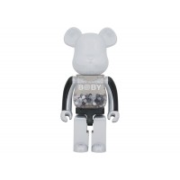 Bearbrick My First Baby 1000% Black & White Chrome Ver.