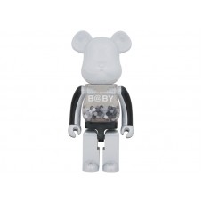 Большая фигурка (70см) Bearbrick My First Baby 1000% Black & White Chrome Ver.