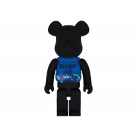Bearbrick My First Baby 1000% Matte Black Glow