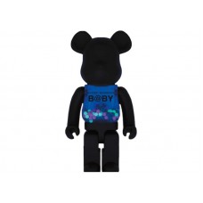 Bearbrick My First Baby 1000% Matte Black Glow
