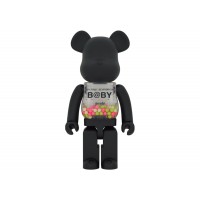 Bearbrick My First Baby 1000% Matte Black Glow
