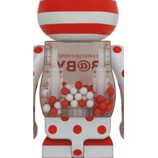 Bearbrick My First Baby 1000% Red & Silver Chrome Ver.