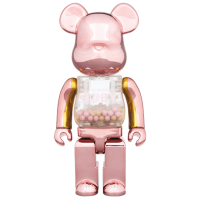 Фигурка (28см) Bearbrick My First Baby 400% Pink/Gold