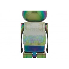 Bearbrick My First Baby Clear Ver. 1000% Black Chrome