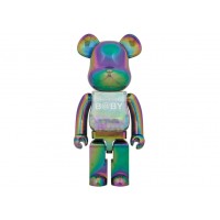 Bearbrick My First Baby Clear Ver. 1000% Black Chrome