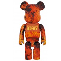 Большая фигурка (70см) Bearbrick My First BaBy "Flame" 1000%