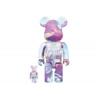 Набор фигурок (7см и 28см) Bearbrick My First Baby Marble 100% & 400% Set