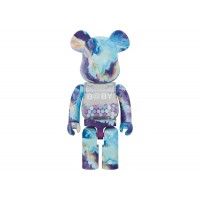 Большая фигурка (70см) Bearbrick My First Baby Marble 1000% Blue