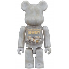Bearbrick My First Baby Marble Ver. 100% & 400% Set White & Gold