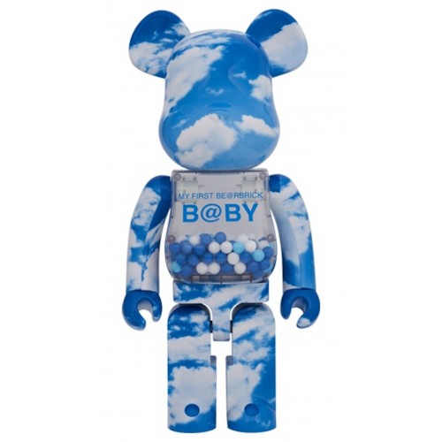 Оригинальная большая фигурка Bearbrick My First Bearbrick B@by Blue Sku Version 1000 - 70см