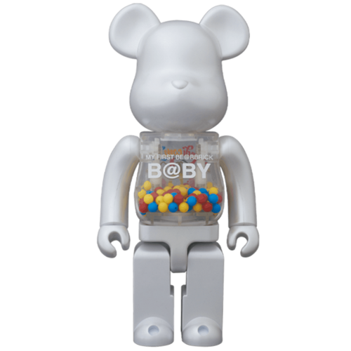 Оригинальная фигурка Bearbrick My First Bearbrick Baby_MCT 15th Anniversary Ver.) 400% White - 28см
