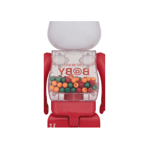 Оригинальный набор фигурок Bearbrick MY FIRST BE@RBRICK Jester Ver. 100% & 400% Set Red Multicolor - 7см и 28см