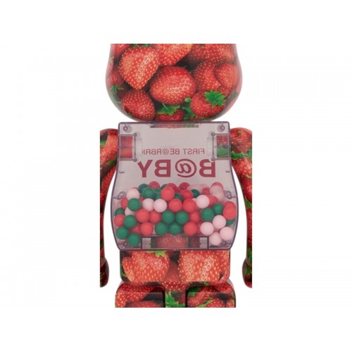Оригинальная большая фигурка Bearbrick My First Bearbrick Strawberry 1000% - 70см.