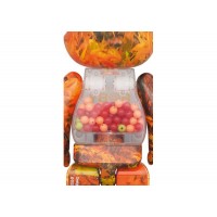 Bearbrick My First Nyabrick Baby Autumn Leaves Ver. 100% & 400% Set