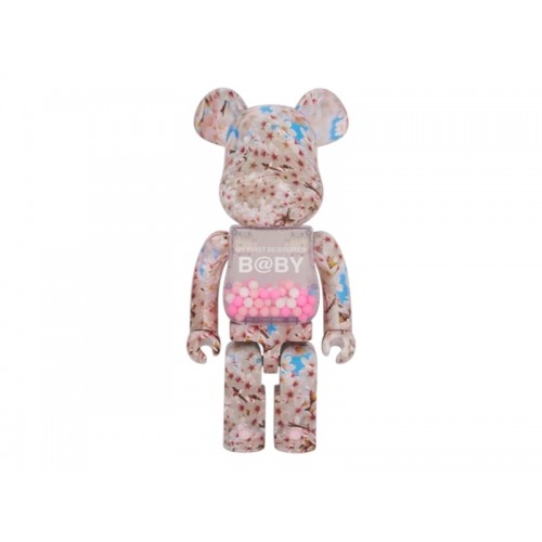 Оригинальная большая фигурка Bearbrick My First Sakura Ver. 1000% - 70см