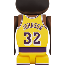 Bearbrick NBA Magic Johnson (Los Angeles Lakers) 100% & 400% Set